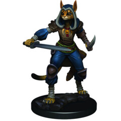 D&D Icons of the Realms - Premium Painted Miniatures - Tabaxi Rogue Female